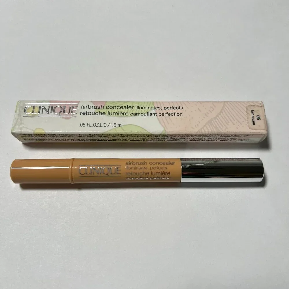 Clinique Airbrush Concealer Shade 05 Fair Cream Full Regular Standard Size